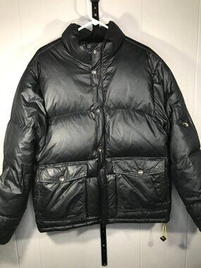 VTG Gap Jacket Mens Lg Puffer Heavyweight Down Lined Insulated 00s Y2K